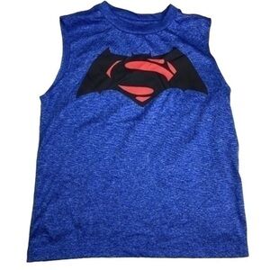 Batman V Superman Boys Top Size 6 7 Tank Top